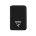 Guess Grained Triangle Logo MagSafe-yhteensopiva Powerbank 5000mAh - Musta