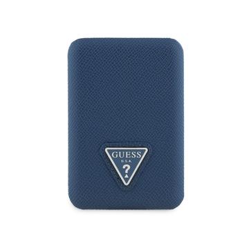 Guess Grained Triangle Logo MagSafe-yhteensopiva Powerbank 5000mAh - Sininen