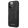 Guess Marble Collection iPhone 13 Pro Max Hybridikotelo - Musta