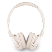 Guess Metal Logo Script Bluetooth 5.3 On-Ear kuulokkeet - beige