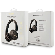 Guess Metal Logo Script Bluetooth 5.3 On-Ear kuulokkeet - musta