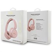 Guess Metal Logo Script Bluetooth 5.3 On-Ear kuulokkeet - Vaaleanpunainen