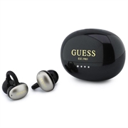 Guess Metallic Finish Classic Logo OWS langattomat kuulokkeet - musta