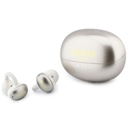 Guess Metallic Finish Classic Logo OWS langattomat kuulokkeet - kultaiset