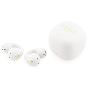 Guess Mini Classic Logo OWS langattomat kuulokkeet - valkoiset