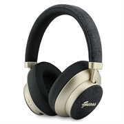 Guess PU 4G Gold Script Metal Logo ENC-langattomat kuulokkeet - musta