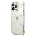 Guess Peony Glitter iPhone 14 Pro Max Hybridikotelo - Valkoinen
