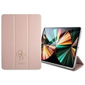 Guess Saffiano iPad Pro 12.9 (2021) Läppäkotelo - Pinkki