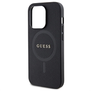 iPhone 15 Pro Guess Saffiano Hybridikotelo - MagSafe-Yhteensopiva