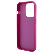 iPhone 15 Pro Guess Sequin Script Logo Kotelo - Magenta