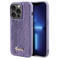 iPhone 15 Pro Max Guess Sequin Script Logo Kotelo - Violetti