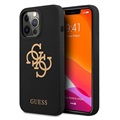 Guess Silicone 4G Logo iPhone 13 Pro Kotelo