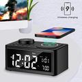 H7 Monitoiminen herätyskello / Bluetooth-kaiutin USB / langattomalla latauksella - musta