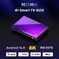 H96 Max M9 Android 14 Smart TV Box - WiFi 6, Bluetooth 5.4 - 32GB/4GB (Avoin pakkaus - Bulkki Tyydyttävä)