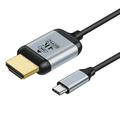 HD023 USB-C-HDMI-kaapeli - 1.8m, 4K, 60Hz - musta