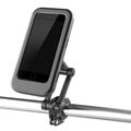HL-69 pyörän ohjaustanko matkapuhelimen pidike teline vedenpitävä puhelinkotelo pyöräilymoottoripyörän kosketusnäytön pidike