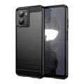 HMD Fusion Harjattu TPU Suojakuori - Hiilikuitu