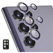 Samsung Galaxy S24 Ultra Hat Prince Kameralinssin Panssarilasi Suojus - Violetti