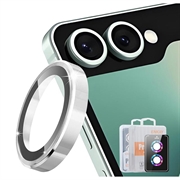 Samsung Galaxy Z Flip8 Hat Prince Kameralinssin Panssarilasi Suojus - Hopea