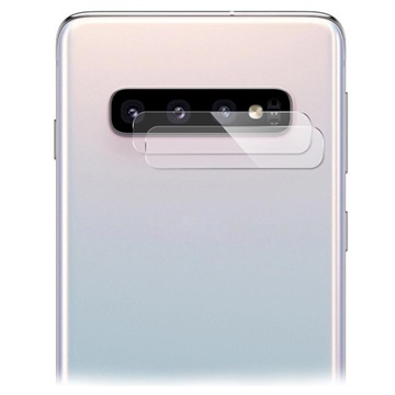 Hat Prince Samsung Galaxy S10/S10+ Kameralinssin Panssarilasi Suojus - 2 Kpl.
