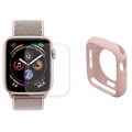 Hat Prince Apple Watch Series SE/6/5/4 Full Suojaussetti - 40mm - Pinkki