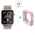 Hat Prince Apple Watch Series SE (2022)/SE/6/5/4 Full Suojaussetti - 44mm - Pinkki