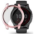 Hat Prince Garmin Venu 2S TPU-kotelo Näytönsuojalla - 40mm - Ruusukulta