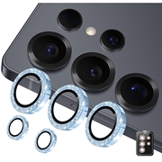 Samsung Galaxy S26 Ultra Hat Prince Glitter Kameralinssin Panssarilasi - 9H - Sininen