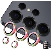 Samsung Galaxy S26 Ultra Hat Prince Glitter Kameralinssin Panssarilasi - 9H - Värikäs