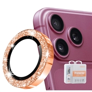 iPhone 18 Pro/18 Pro Max Hat Prince Glitter Kameralinssin Panssarilasi - 9H - Oranssi
