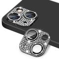 iPhone 15/15 Plus Hat Prince Glitter Kameralinssin Panssarilasi