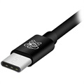 Hat Prince HC-13 USB-C / 3.5mm & C-Tyyppi Äänisovitin - Musta