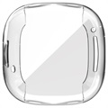 Hat Prince Fitbit Versa 3/Sense TPU-kotelo Suojakalvolla - Kirkas