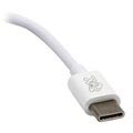 Hat Prince USB 3.1 Type-C / 3.5mm Audiosovitin - Valkoinen