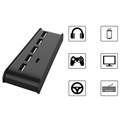 Sony PlayStation 5 Korkeanopeuksinen 6-Porttinen USB Hubi - 5x USB, 1x USB-C