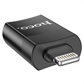 Hoco UA17 USB 2.0 - Lightning OTG -sovitin - Musta