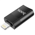Hoco UA17 USB 2.0 - Lightning OTG -sovitin - Musta
