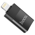 Hoco UA17 USB 2.0 - Lightning OTG -sovitin - Musta