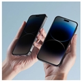 iPhone 11 / iPhone XR Hofi Anti Spy Pro+ Privacy Panssarilasi - 9H - Musta Reuna