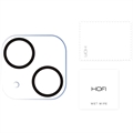 iPhone 13 Mini Hofi Cam Pro+ Karkaistu Lasi Kameran Linssisuoja - Läpinäkyvä / Musta