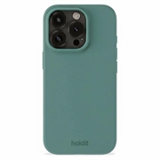 iPhone 16 Pro Max Holdit Silikonikotelo - Sammaleen vihreä