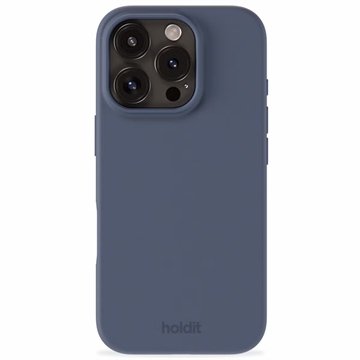 iPhone 16 Pro Max Holdit Silikonikotelo - Tyynenmeren sininen