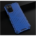 Xiaomi Redmi Note 11/11S Honeycomb Armored Hybridikotelo - Sininen