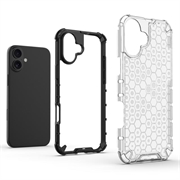iPhone 16 Honeycomb Armored Hybridikotelo - Sininen