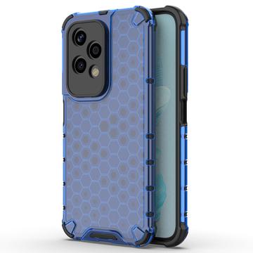 Honor 200 Lite Honeycomb Armored Hybridikotelo - Sininen