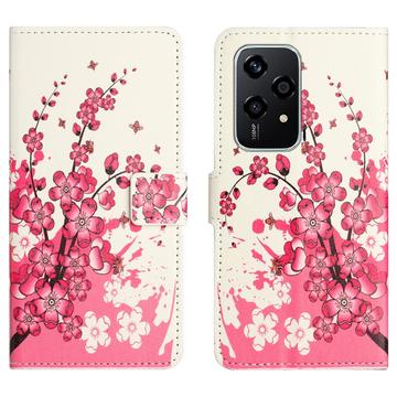 Honor 200 Lite Style Series Lompakkokotelo - Kirsikkapuun kukat