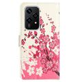 Honor 200 Lite Style Series Lompakkokotelo - Kirsikkapuun kukat