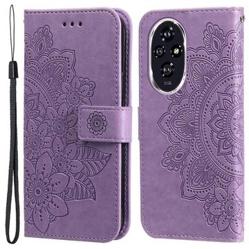 Honor 200 Mandala Series Lompakkokotelo - Violetti