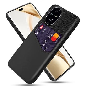 Honor 200 Pro KSQ Suojakuori Korttipidikkeellä - Musta