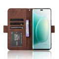 Honor 300 Pro/300 Ultra -kortinhaltijan lompakkokotelo - ruskea